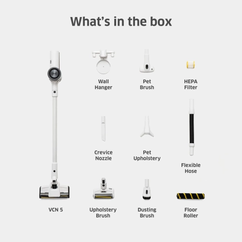 Karcher VCN 5 Cordless Vacuum Cleaner - Lightweight Stick & Handheld Vacuum Cleaner, 3-Speed Power Control, HEPA Filtration