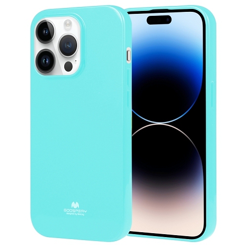 TopSave – Étui en TPUR à gel perlé pour iPhone 15 Pro, sarcelle