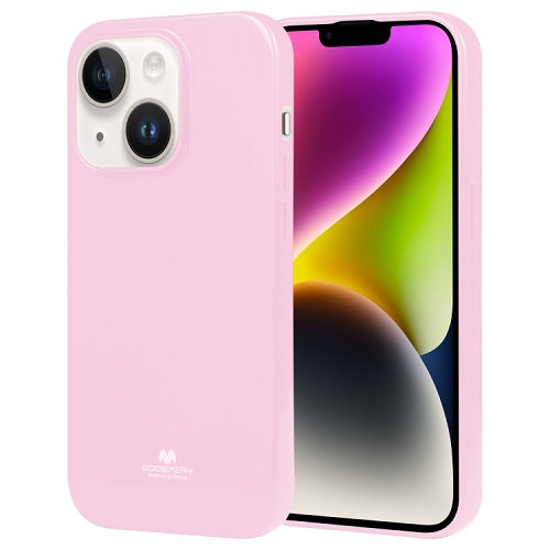 Image 1 de 3.. TopSave – Étui en TPUR à gel perlé pour iPhone 15 plus, rose bébé