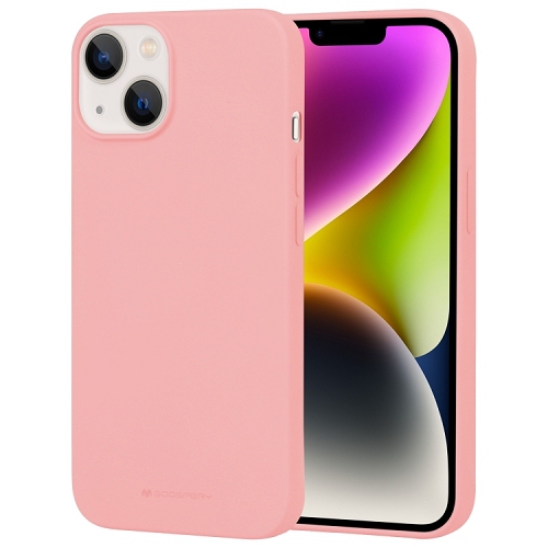 Image 1 de 3.. TopSave – Étui mince souple Feeling Jelly Silky pour iPhone 15 plus, rose