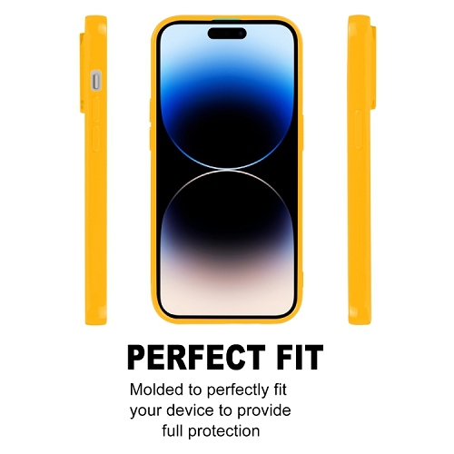 TopSave Goospery Pearl Jelly Gel TPU Case For iPhone 15 Pro Max(6.7"), Yellow