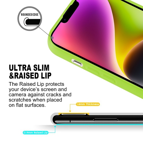 TopSave Goospery Pearl Jelly Gel TPU Case For iPhone 15 Plus, Green