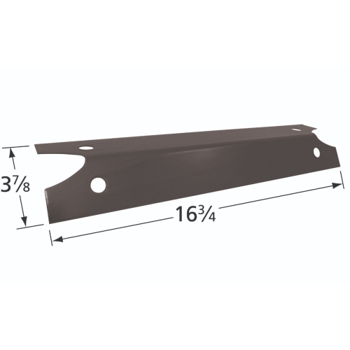 16.75" Black Heat Plate for Brinkmann and Charmglow Gas Grills