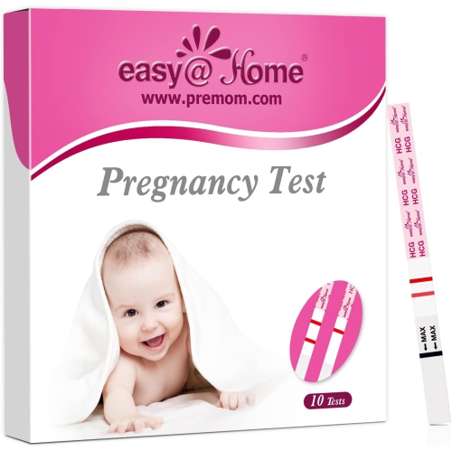 Easy@Home Pregnancy Test Strips Kit: 10 Pack HCG Test Strips Early  Detection Home Pregnancy Tests