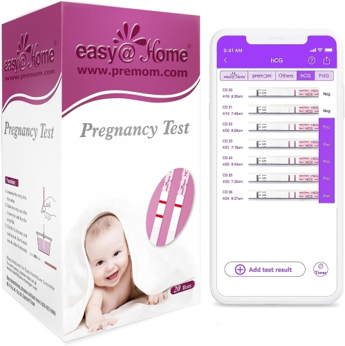 Easy@Home 40 Pregnancy (HCG) Urine Test Strips, 40 HCG Tests