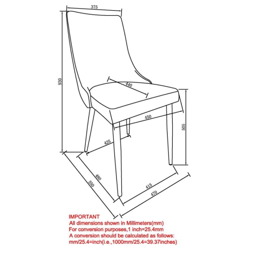 Cosmic Homes – Ensemble de table de salle à manger en bois classique 7 pièces Alexia pour 6, ensemble de 6 chaises de salle à manger à motif quadrillé
