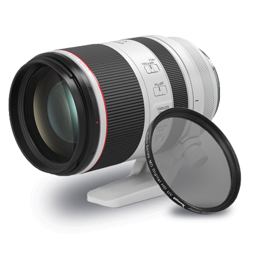 Image 1 of 4.. Canon RF 70-200mm f/2.8L IS USM Lens 3792C002 + UV Ultraviolet Filter Bundle