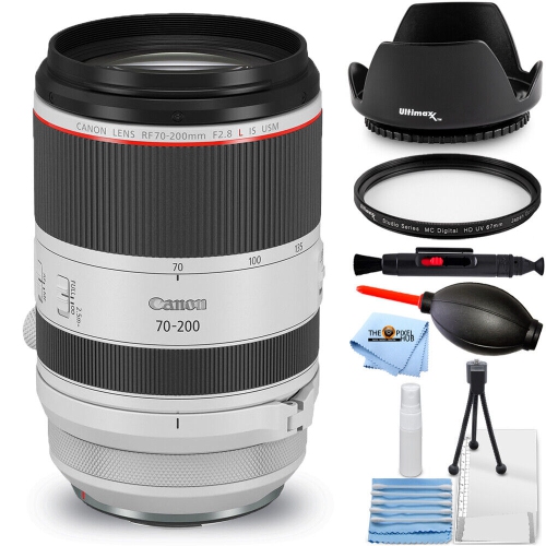Image 1 de 5.. Objectif RF 70&nbsp;mm 200&nbsp;mm f/2,8&nbsp;L IS USM de Canon 3792C002 - Ensemble de filtres UV essentiels