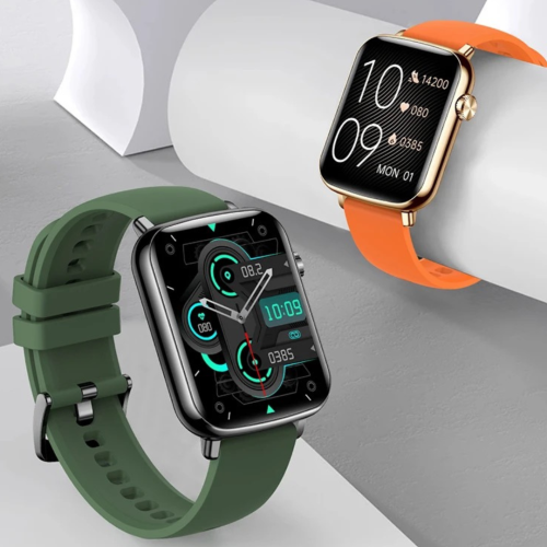 TUTT H90 Men and Women Fashion Smart Watch Reloj BT Call Fashion Design with 1.81 inch HD Screen Heart Rate Monitor Fitness and Activity Tracking.