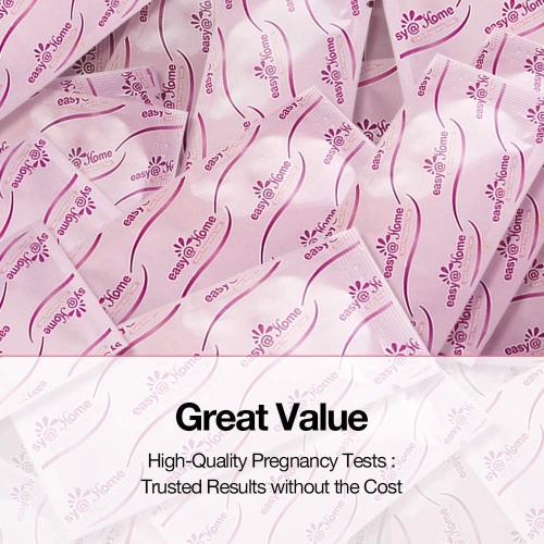 Easy@Home Pregnancy Tests 25 Pack: Early Detection Pregnancy Tests Strips - Accurate Sensitive Pregnancy Tests Bulk Easy to Use at Home Fertility