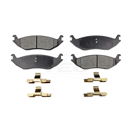 TEC  Rear Ceramic Disc Brake Pads -967 for Ram 1500 Classic Dodge Durango Chrysler Aspen Van