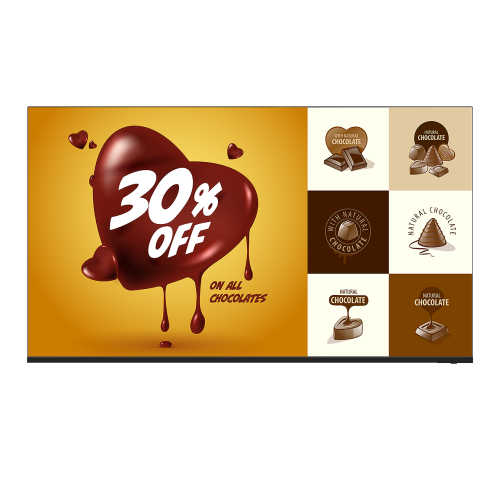 Sharp 50" 4K UHD Class Commercial TV Display - Black