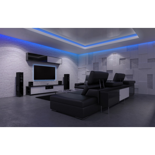 BAZZ 10ft. LED Dimmable RGB Multicolored+White Strip Light with Remote Control, U22035RGBW