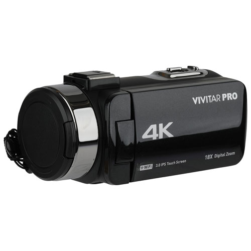 Caméscope à mémoire flash SD DVR4K 4K Pro de Vivitar - Exclusivité de Best Buy