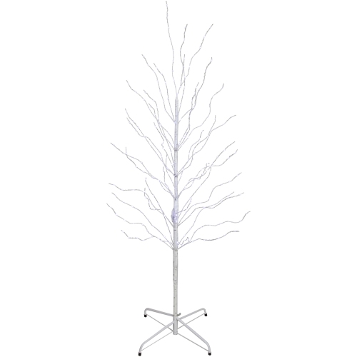 5 LED Lighted White Birch Christmas Twig Tree Cool White Lights   17372884 