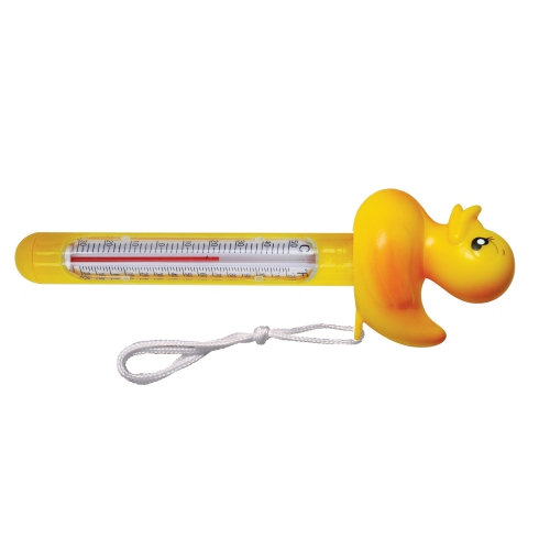 8.5" Yellow Duck Floating Swimming Pool Thermometer with Cord
