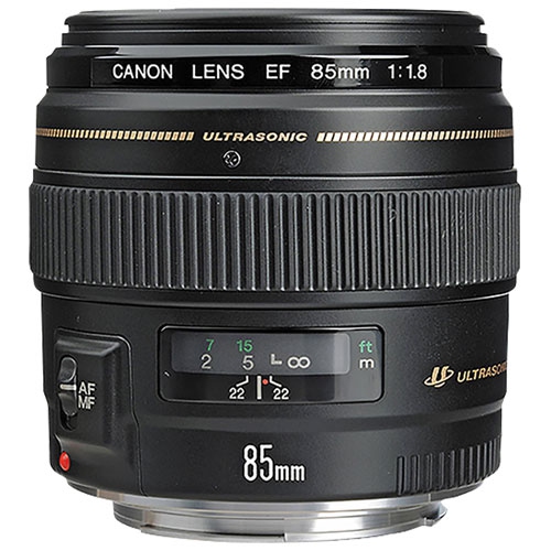 CANON  Refurbished (Excellent) - Ef 85MM F/1.8 Usm Lens - In Black