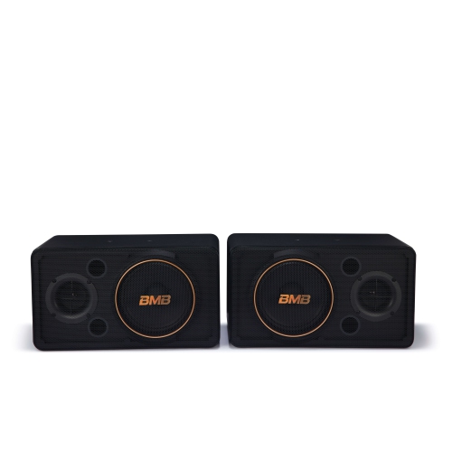 BMB DAR-200HD 4K HDMI ARC Optical Bluetooth Karaoke Amplifier, WH-210 UHF Wireless Microphones, CSJ-08 08" Karaoke Speakers, and Tripod Speaker