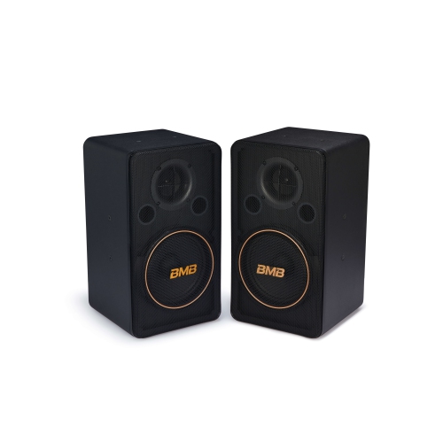 NEW BMB DAR-200HD 4K HDMI ARC Optical Bluetooth Karaoke Amplifier, WH-210 UHF Wireless Microphones, CSJ-08 08" Karaoke Speakers, and Ceiling Mounts