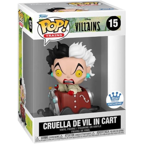 Funko POP! Disney Villains Trains Cruella De Vil in Cart Shop Exclusive