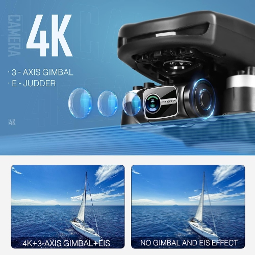 Drones with Camera for Adults 4K: Advanced 3-Axis Gimbal Stability, Smart GPS Navigation, Dual Battery System for Longer Flights & Exceptional Aerial