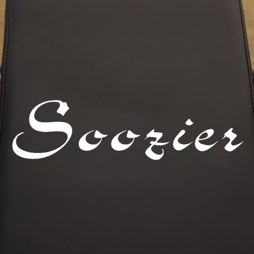 Soozier – Banc de musculation réglable, banc de musculation pliable avec support à haltère et station d’accueil pour gymnase à domicile, banc