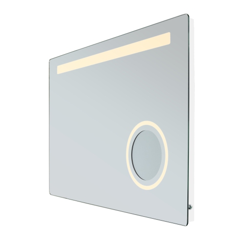 WarmlyYours, LED Mirror with Built-In Defogger, Wall-mounted 36" X 24"