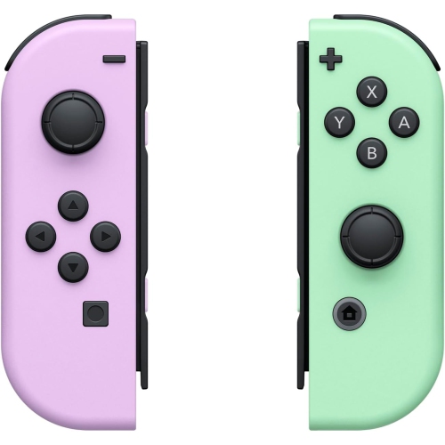 Refurbished Nintendo Switch Original Left and Right Joy-Con Controllers - Pastel Purple / Pastel Green