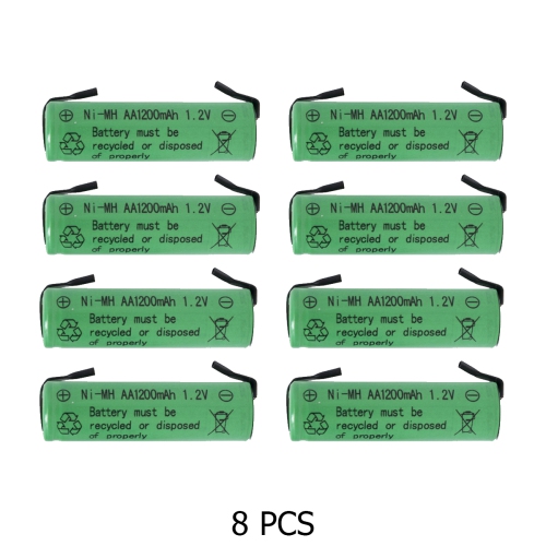 Piles AA NiMH 1200&nbsp;mAh avec attaches
