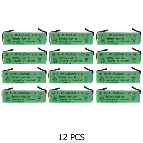 Piles AA NiMH 1200&nbsp;mAh avec attaches
