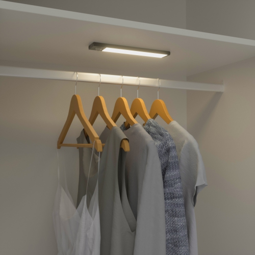 Barre lumineuse DEL rechargeable de 8 po avec capteur de mouvement BAZZ, U2111808BK