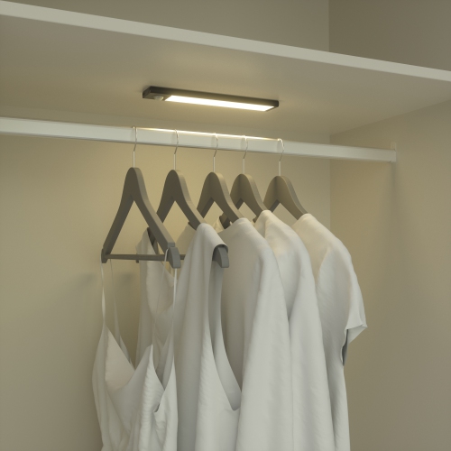 Barre lumineuse DEL rechargeable de 8 po avec capteur de mouvement BAZZ, U2111808BK