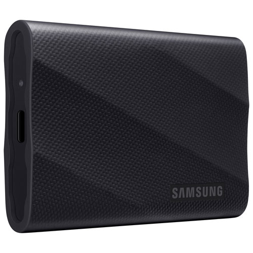 Samsung T9 2TB USB 3.2 External Solid State Drive (MU-PG2T0B/AM) - Black - English