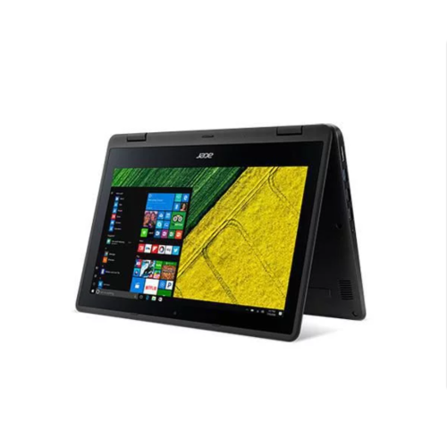 Portable 1 2-en-1 à écran tactile 11,6 po Spin d'Acer à processeur 64&nbsp;Go d'4&nbsp;Go N4100 Go Windows 10 famille Noir remis à neuf Bon état