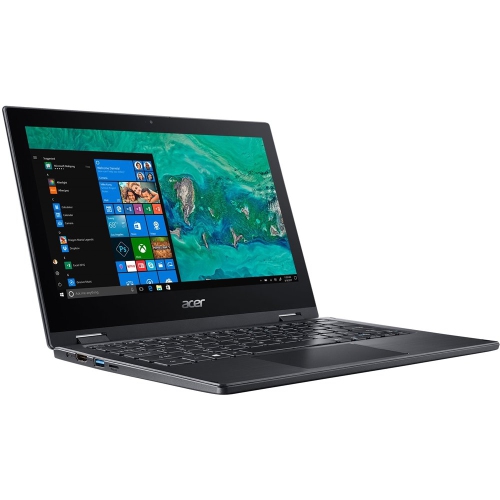 Portable 1 2-en-1 à écran tactile 11,6 po Spin d'Acer à processeur 64 Go d'4 Go N4100 Go Windows 10 famille Noir remis à neuf Bon état