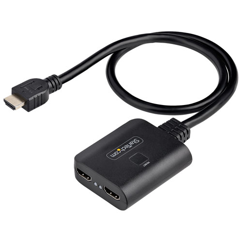 Répartiteur HDMI à 2 ports de StarTech - Noir