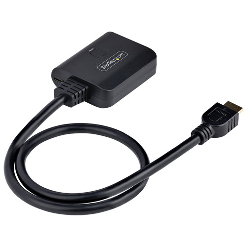 Répartiteur HDMI à 2 ports de StarTech - Noir