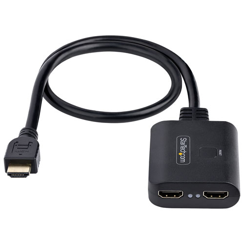 Répartiteur HDMI à 2 ports de StarTech - Noir