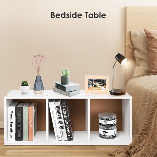 3-Cube Open Shelf Bookcase for Home and Office, Stylish and Functional Storage Bookshelf Organization Book Organizer