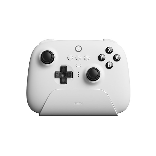 Refurbished - 8BitDo Ultimate Bluetooth Controller for Nintendo Switch and Windows PCs with Dock (White)