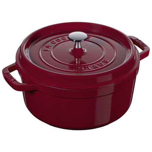 STAUB Cast Iron 4 Piece Mixed Set, Bordeaux