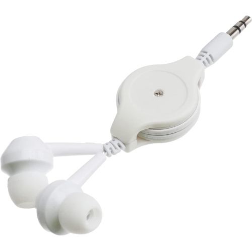 Retractable 3.5mm Stereo Headphones Retractable Stereo Earbuds