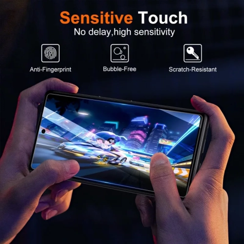 Protecteur d'écran pour Pixel 8 Pro de Google - installation facile, verre trempé 9H mm avec protecteurs d'objectif - transparent HD, antirayure