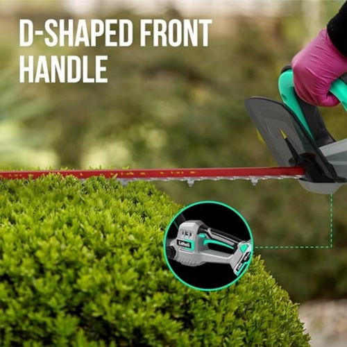 Litheli 20V Cordless Hedge Trimmer 20 Inch with 2.0Ah Battery and Charger Included