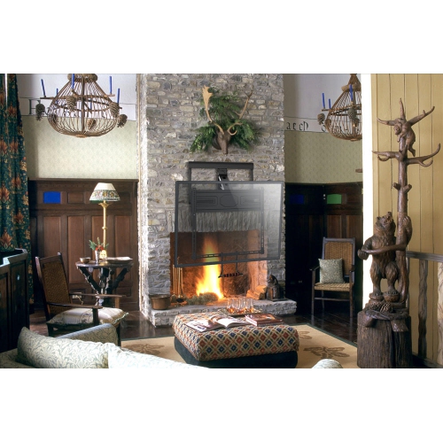 43-70 Inch Above Fireplace Pull-Down Full Motion TV Wall Mount, TV Mounts Bracket Max Load Capacity 77lbs and VESA up to 600x400