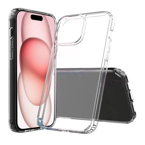 Image 1 de 5.. Étui rigide ajusté Supershield pour iPhone 15 Pro - transparent