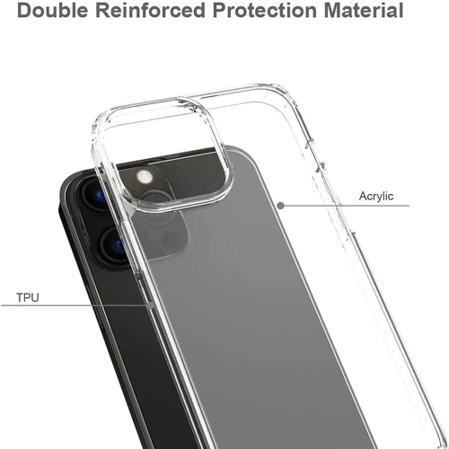 Supershield Fitted Hard Shell Case for iPhone 15 Pro Max - Clear