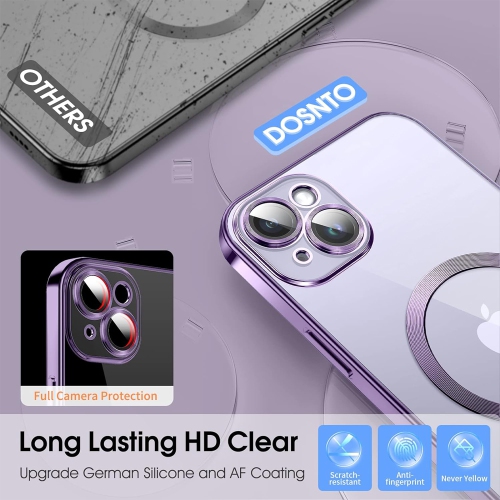 Supershield Apple Fitted Hard Shell Case with MagSafe for iPhone 15 pro - Purple