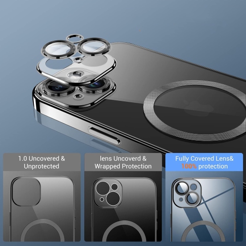 Supershield Apple Fitted Hard Shell Case with MagSafe for iPhone 15 pro - Black