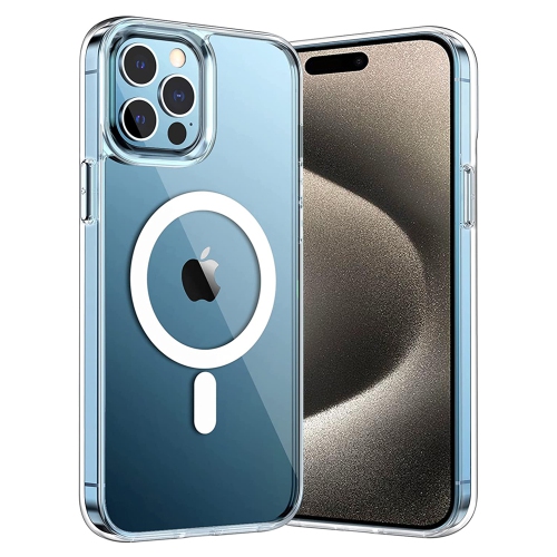 Image 1 of 4.. Supershield Apple Fitted Hard Shell Case with MagSafe for iPhone 15 Plus - Clear